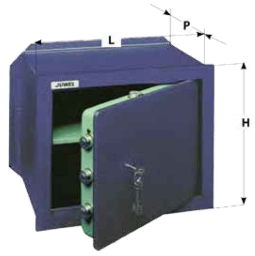 caja fuerte de pared juwel 51 series Safemaster