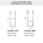 Obturador aislado de aluminio y PVC AriaLuceTherm para aire y luz