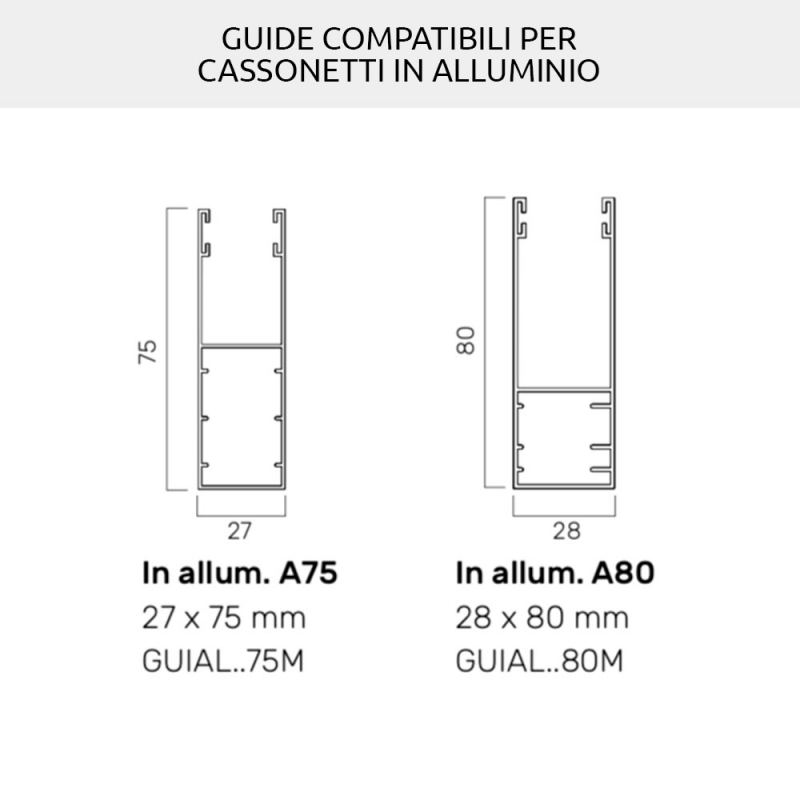 Obturador aislado de aluminio y PVC AriaLuceTherm para aire y luz