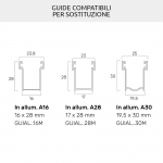 Obturador aislado de aluminio y PVC AriaLuceTherm para aire y luz