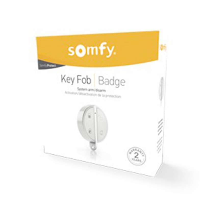 Somfy Protect Somfy Key Fob Badge Control remoto personal antirrobo