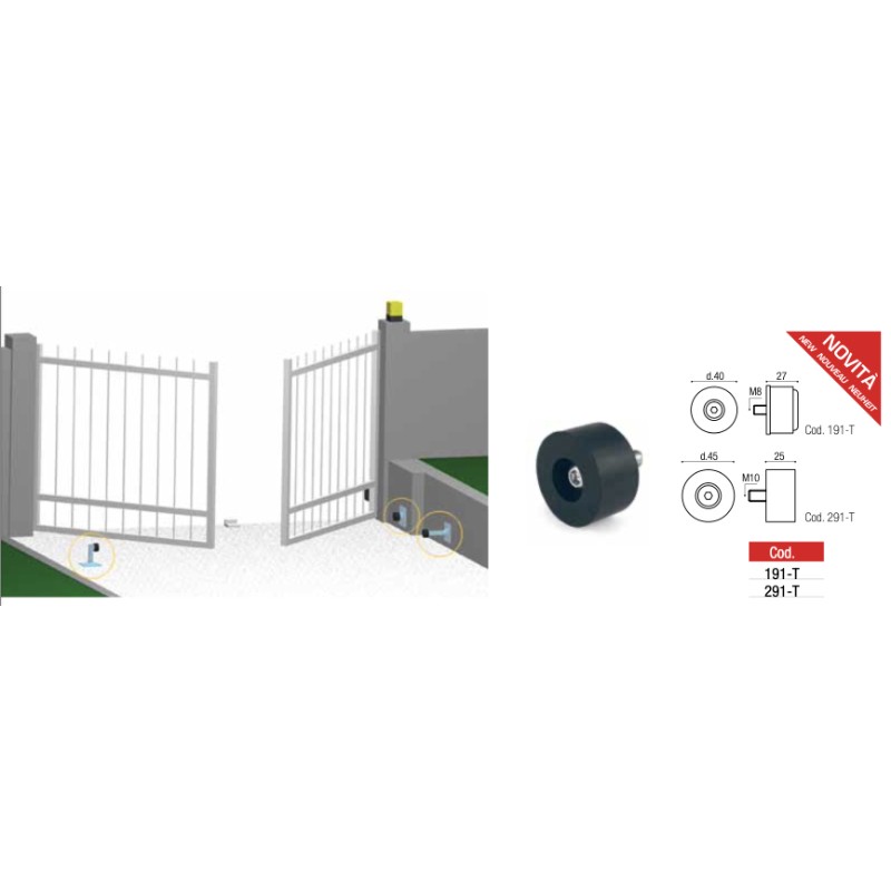 Oscilación para Portón Automático Modular BREVETTI ADEM 3 BLOCK