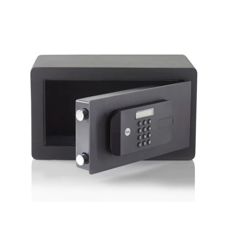 Caja Fuerte Digital De Alta Seguridad Con Código Y Llave Color Negro