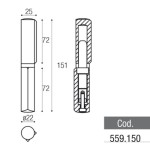 Bisagra de Puerta en Forma de Lágrima con Cojinete Ajustable