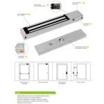 Electroimán Opera Gate Lock 14212R Acero Inoxidable con Sensor