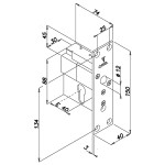 Cerradura Solenoide con Electrónica Integrada Opera 21616 Quadra