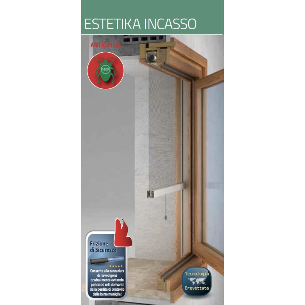 Estetika Incasso Bettio Mosquito Antibite para Ventana