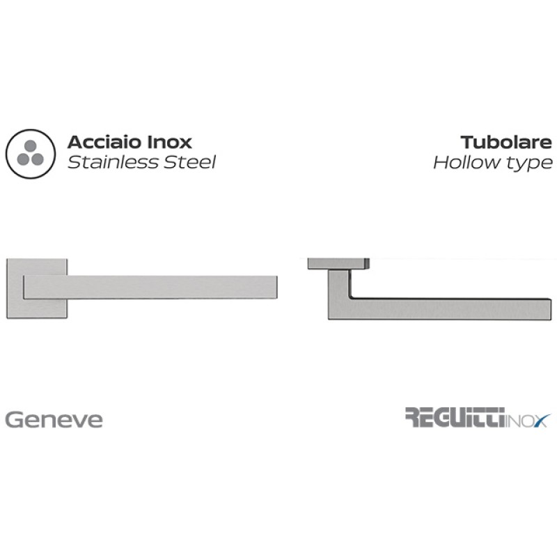 Tirador de Puerta Genève 200 Reguitti Inox en Acero AISI 316L