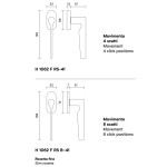 H 1062 Carmen Valli Design Lab Manilla para Ventana DK