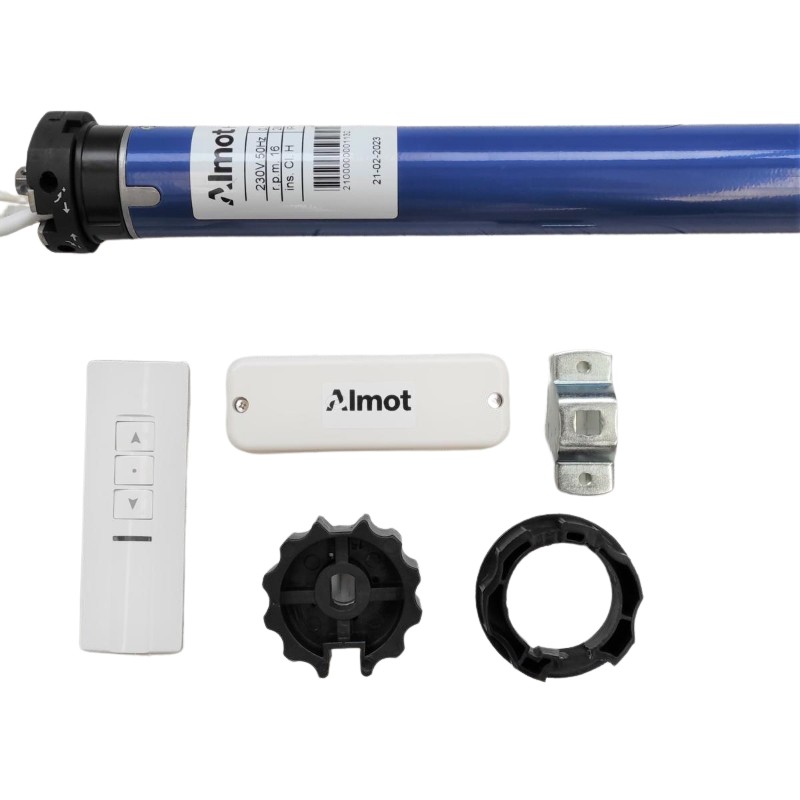 Kit Motor Toldo Almot SUN1B Radio 40Nm con Sensor