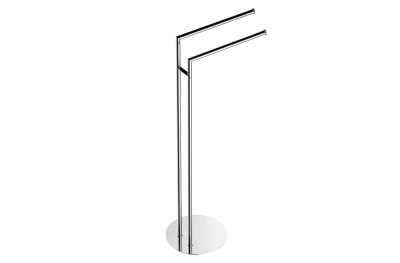 Soporte de Suelo para Baño Mini B4038 con Dos Toalleros