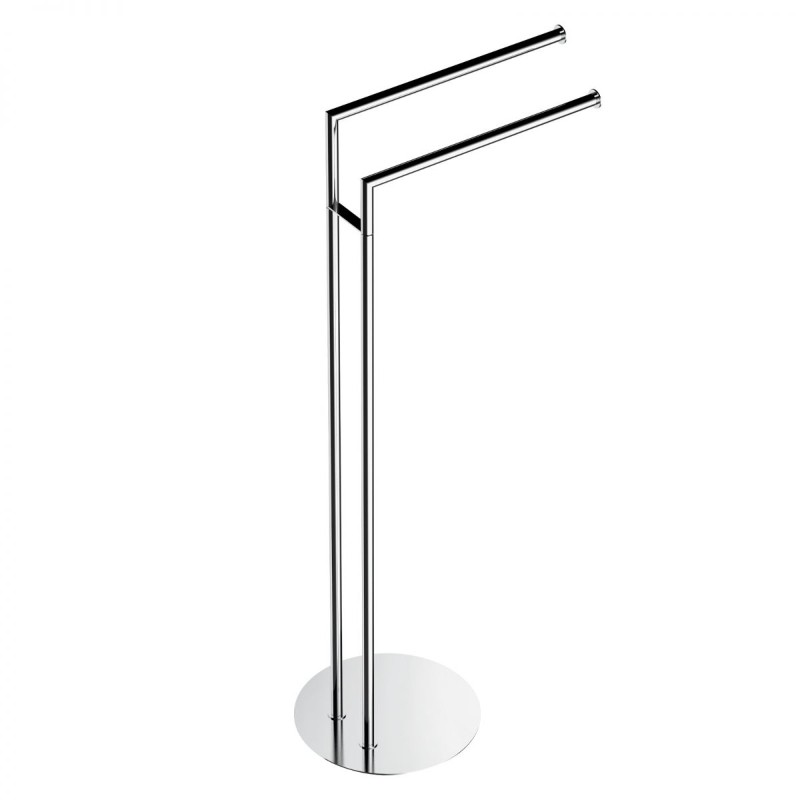 Soporte de Suelo para Baño Mini B4038 con Dos Toalleros