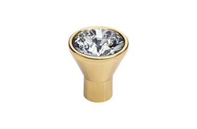 Mobile Linea Cali pomo de cristal de diamante OZ Swarowski® de oro puro