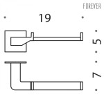 Portarrollos Papel Higiénico Moderno Colombo Design Forever B2908