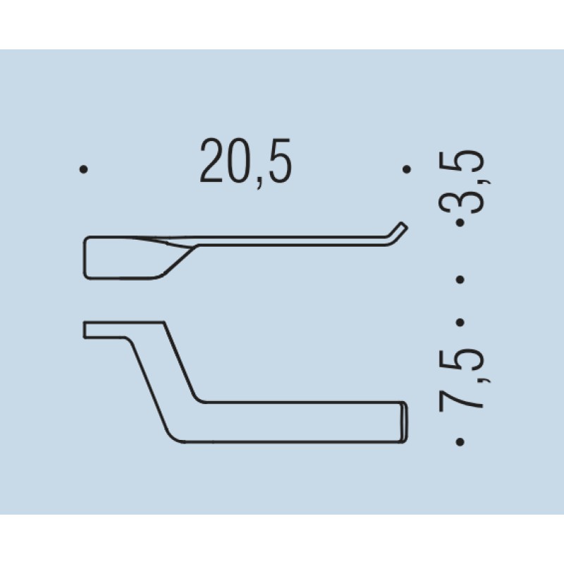 Portarrollos Papel Higiénico Colombo Design Alizé B2508D