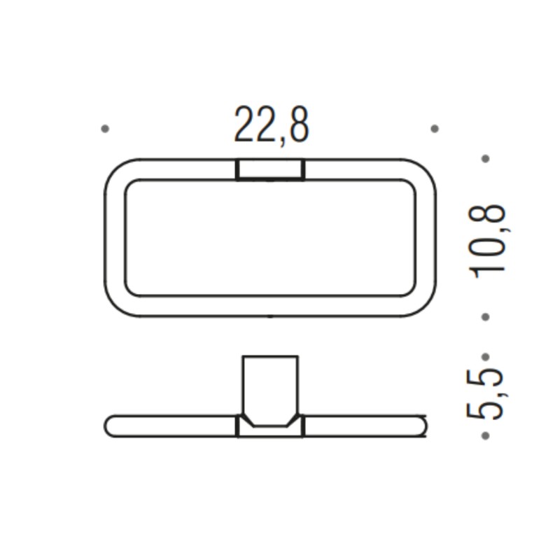 Toallero de Baño Colombo Mini B4031