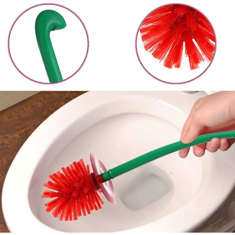 Escobilla de Baño Forma de Cereza Cepillo Dientes Baño Elegante y Moderno