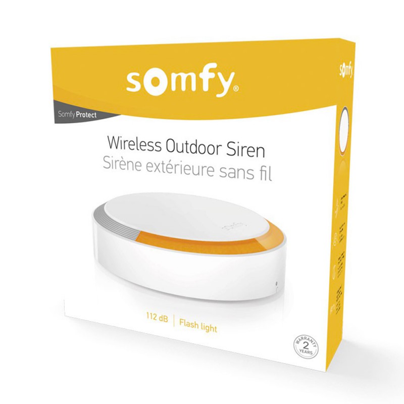 Somfy Protect Exterior Sirena Alarma Antirrobo Wireless