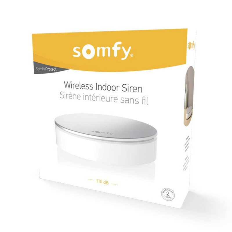 Sirena Interna Somfy Protect con Alarma Antirrobo 110dB