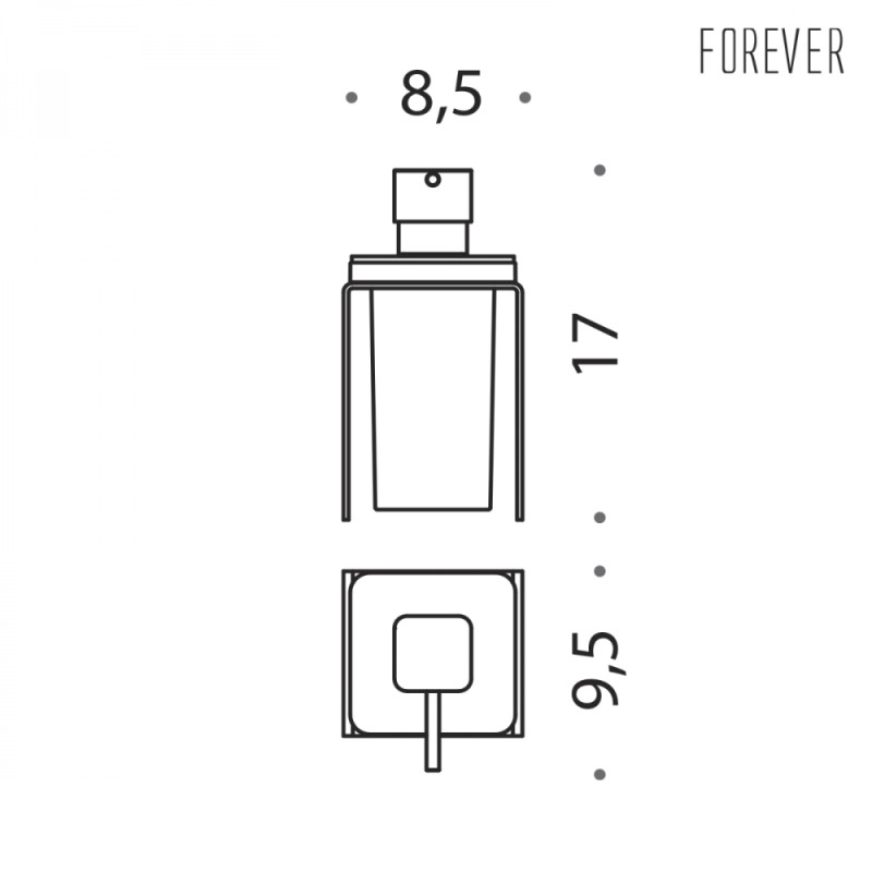 Dispensador Jabón Sobremesa Colombo Design Forever 0,22L