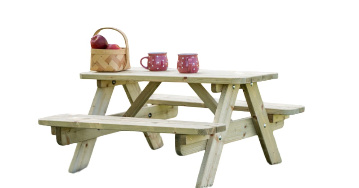 MESA PICNIC INFANTIL 90X90X56 CM