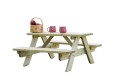 Mesa Picnic Infantil de Madera de Pino 90x90 cm