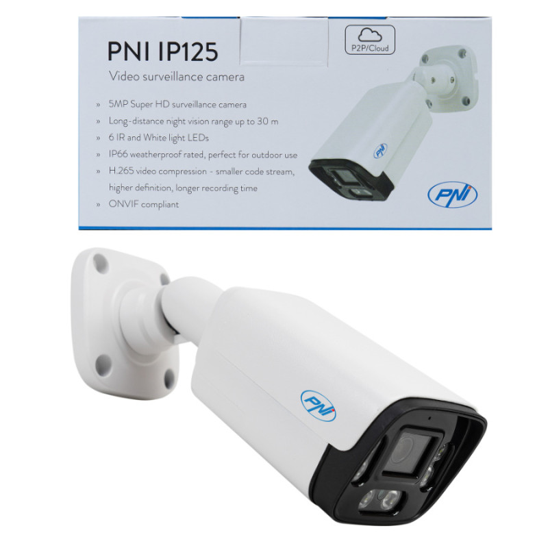 Cámara de Videovigilancia PNI IP125 Detección de Movimiento