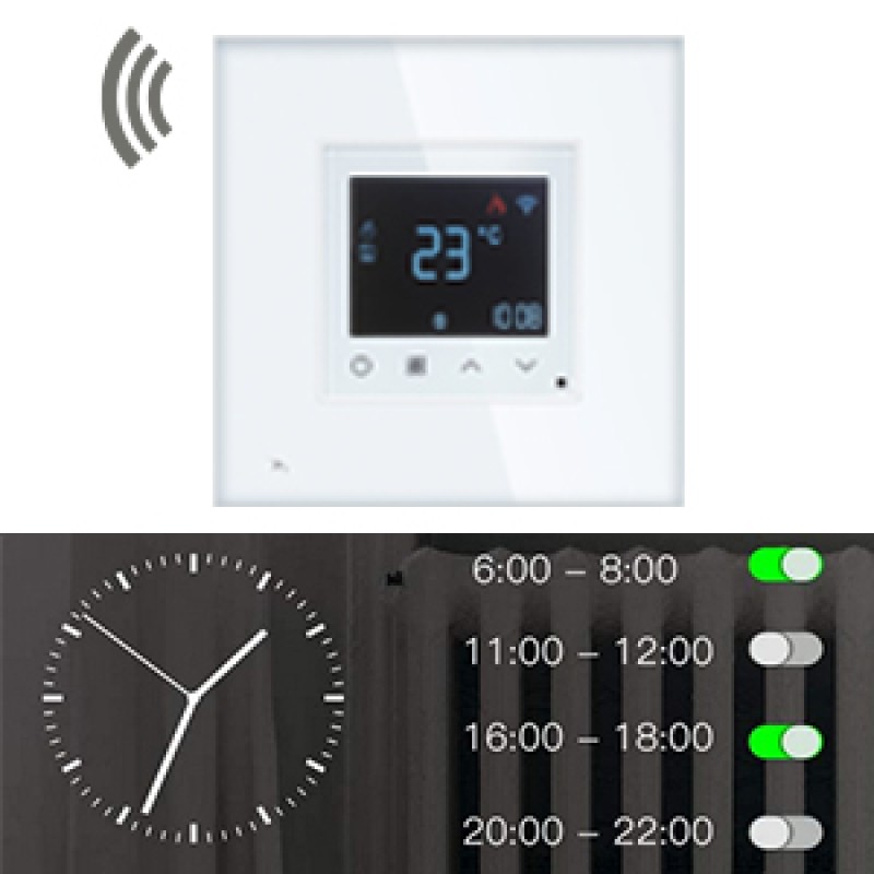 Termostato Inteligente PNI CT26W WiFi Calefacción por Suelo Radiante