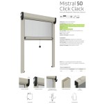 Mosquitera Mistral Rami Vertical para Ventana Click Clak Telescópica Regulable