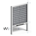 Mosquitera Plisada para Ventana Pasini MINERVA VP27 S